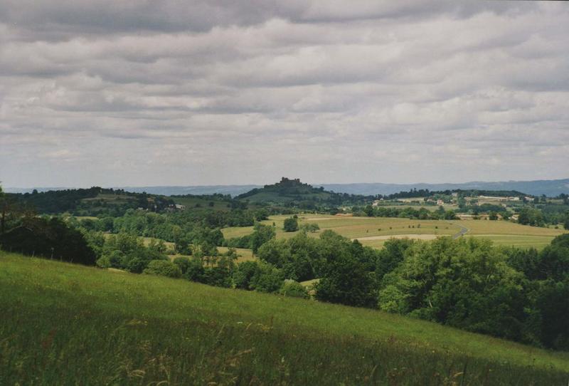 vue générale du château dans son environnement