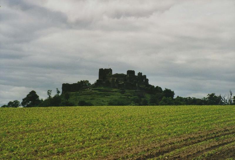 vue générale du château dans son environnement