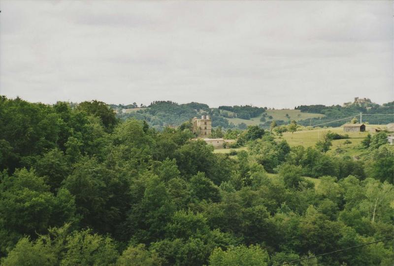 vue générale du château dans son environnement