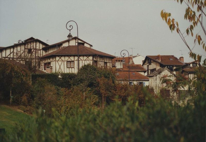 vue générale de la maison dans son environnement