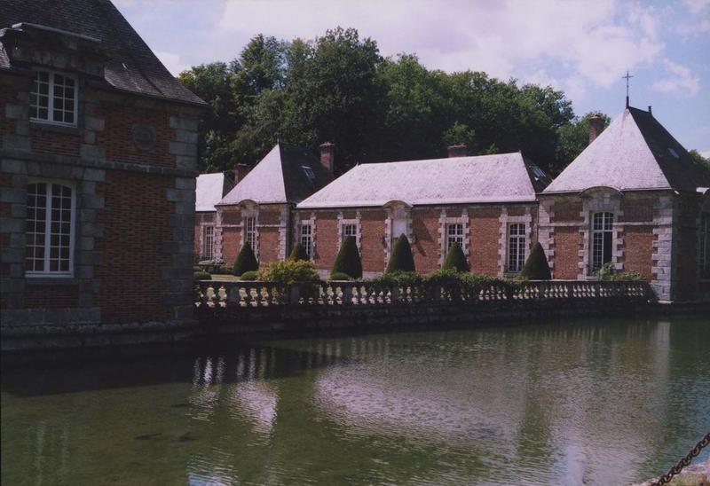 aile ouest, façade est, vue générale