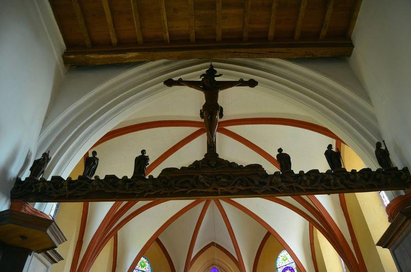 Poutre de gloire : Arbre de Jessé, vue générale