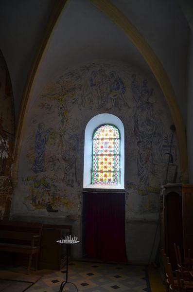 peinture monumentale, chapelle sud, vue générale