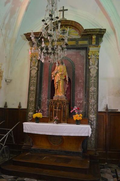 Retable secondaire, vue générale