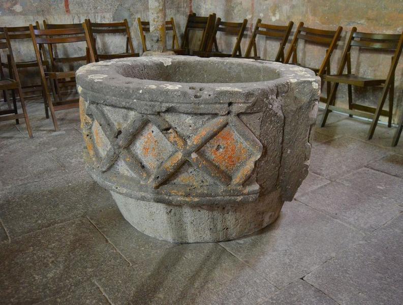 cuve baptismale, vue générale