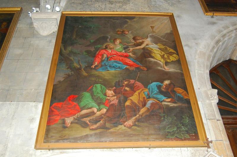 tableau, cadre : l'Agonie du Christ, vue générale