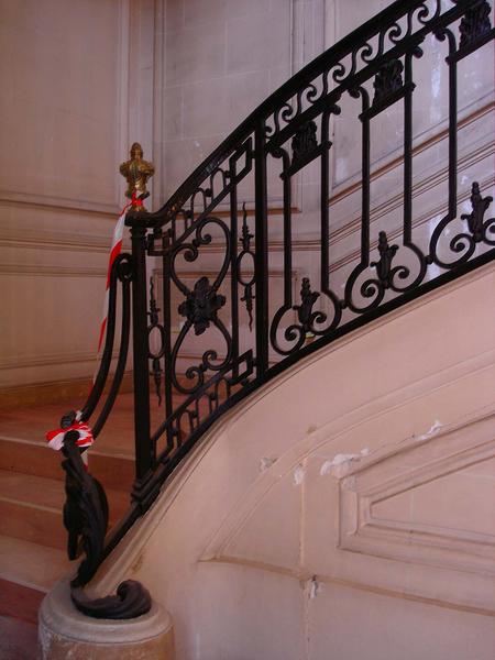 Escalier monumental, détail