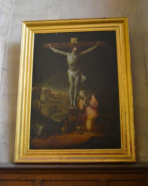 tableau : Christ en croix, vue générale