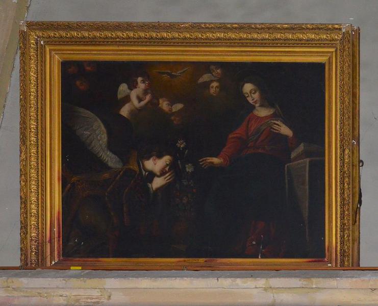 tableau : l'Annonciation, vue générale - © Ministère de la Culture (France), Médiathèque du patrimoine et de la photographie, diffusion RMN-GP