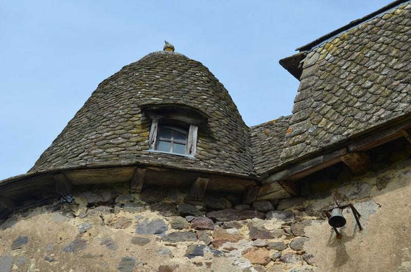 tour sud-ouest, détail de la toiture