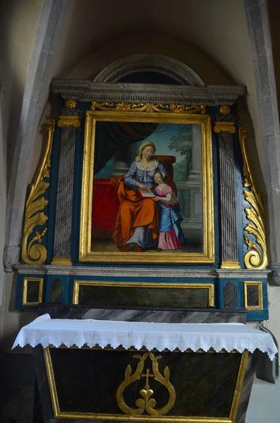 Tableau : sainte Anne et la Vierge