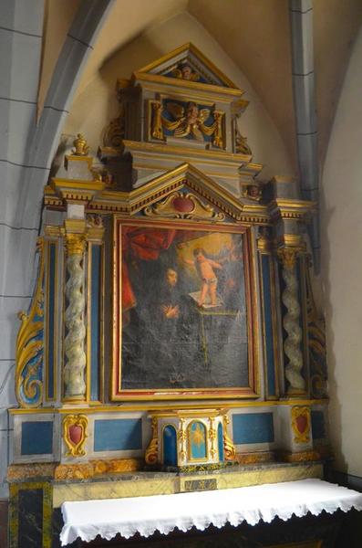 Retable et son tableau : Saint Antoine de Padoue