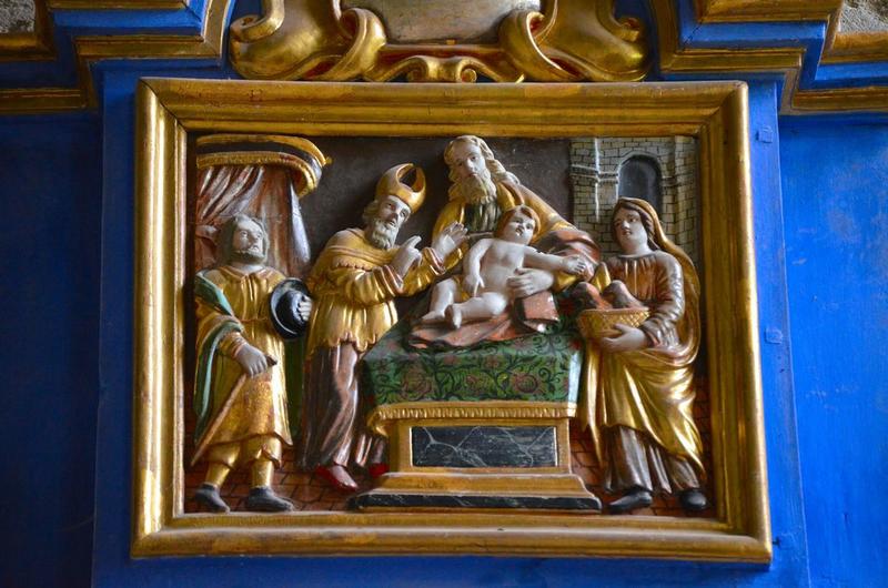 retable de la Vierge à l'enfant, détail