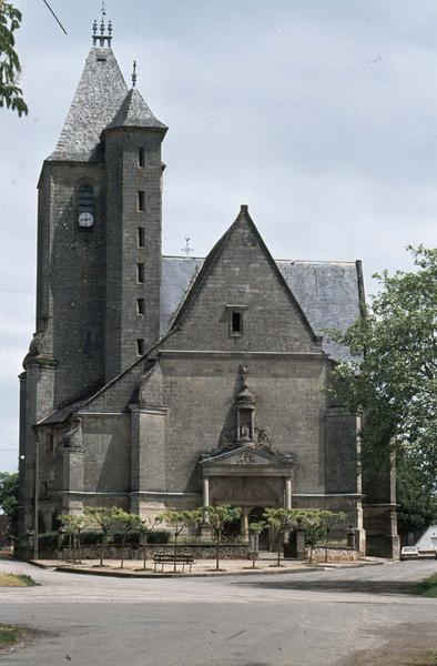 Façade ouest et  clocher