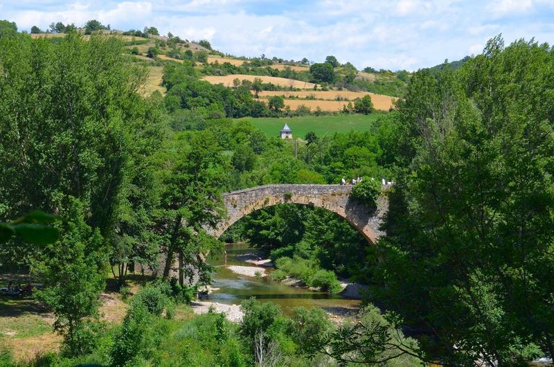 vue générale du pont en aval