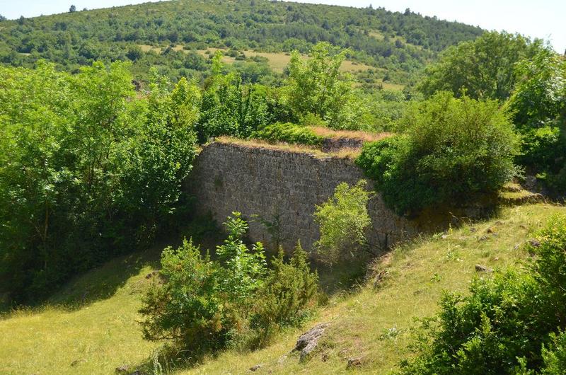 ruines des anciennes écuries, vue partielle