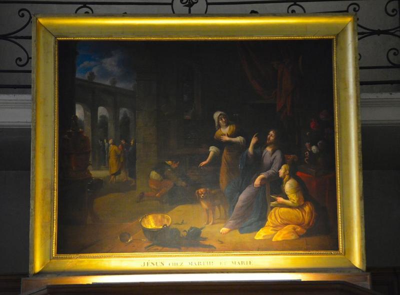 tableau : Jésus chez Marthe et Marie, vue générale