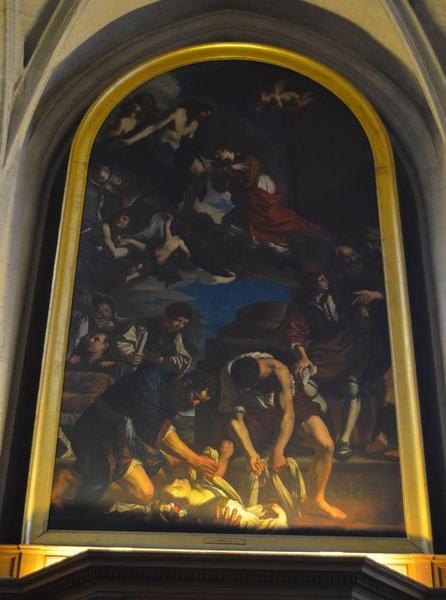 tableau : Martyre de sainte Pétronille (le), vue générale