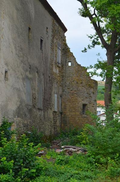 ruines de la tour nord-ouest, vue partielle