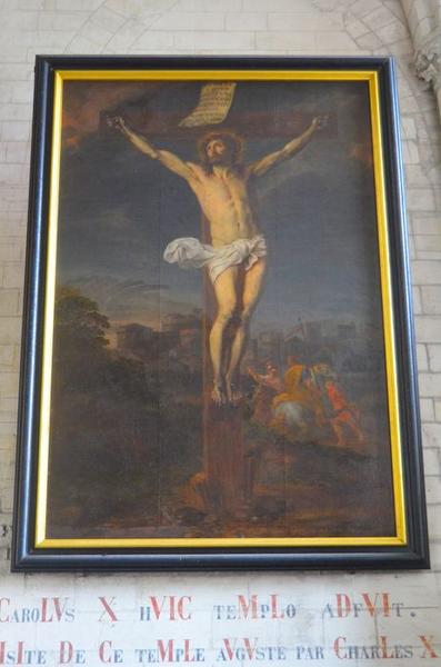 tableau : Christ en croix, vue générale - © Ministère de la Culture (France), Médiathèque du patrimoine et de la photographie, diffusion RMN-GP