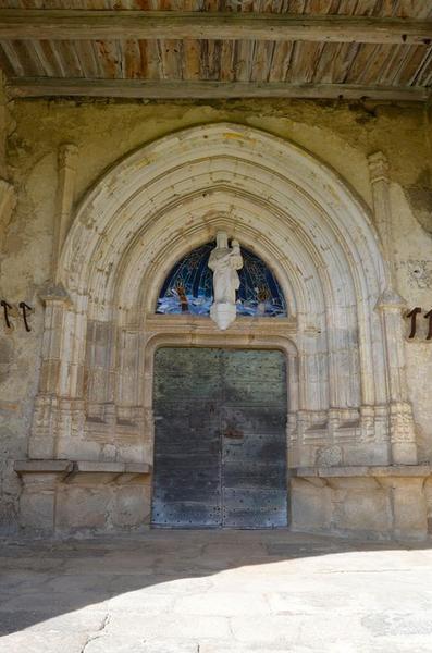 porche d'accès sud, vue générale