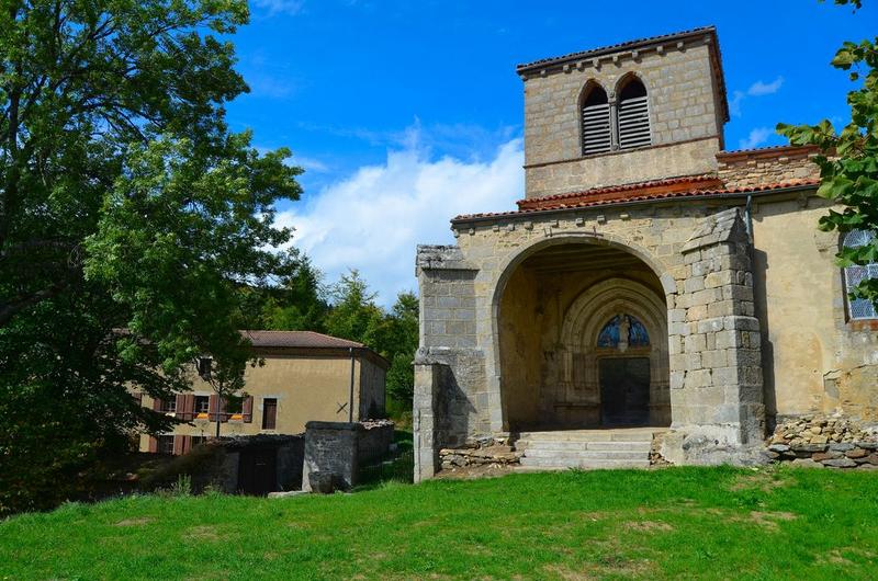 porche sud, vue générale