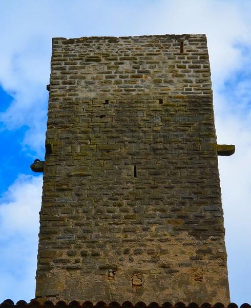 donjon, élévation nord, vue partielle