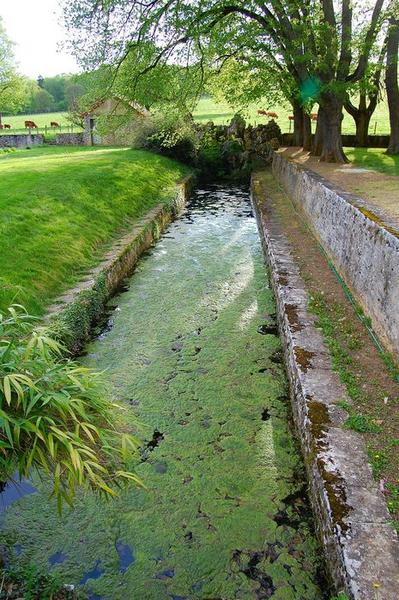 jardin sud, canal, vue générale