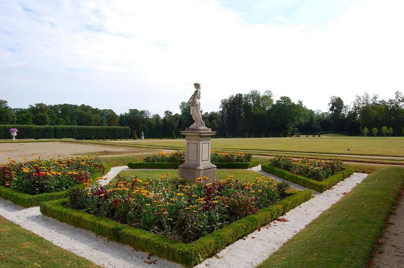 parc, parterre est de la première terrasse, vue générale