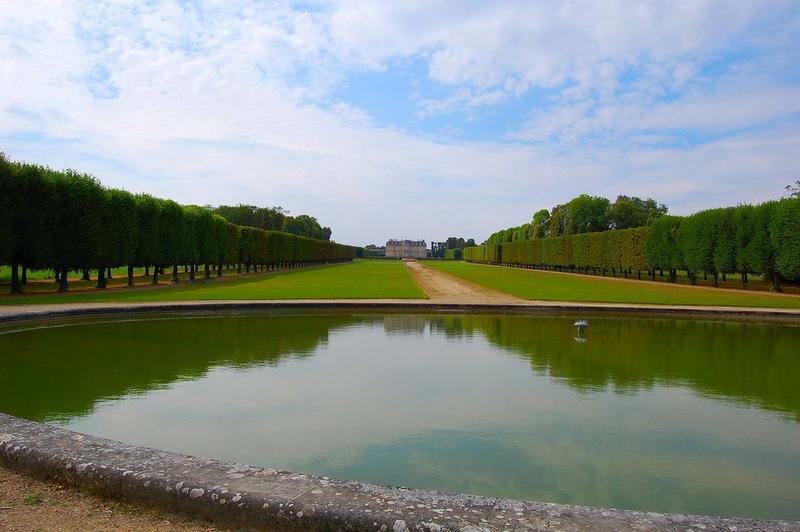 parc, vue générale du parc depuis le grand bassin