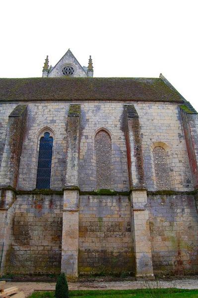 église, flanc nord, vue partielle