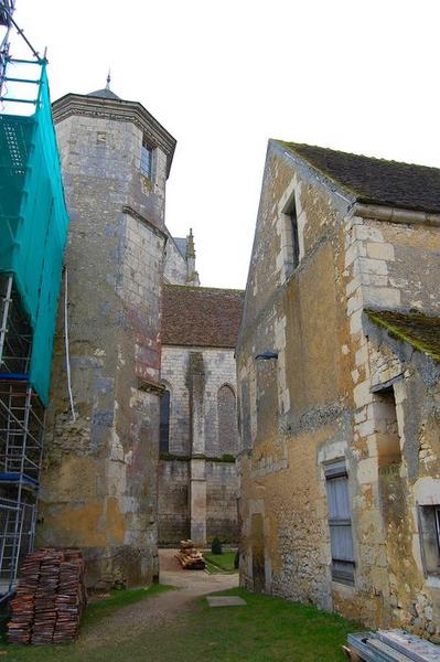 bâtiment conventuel, vue générale du pignon est