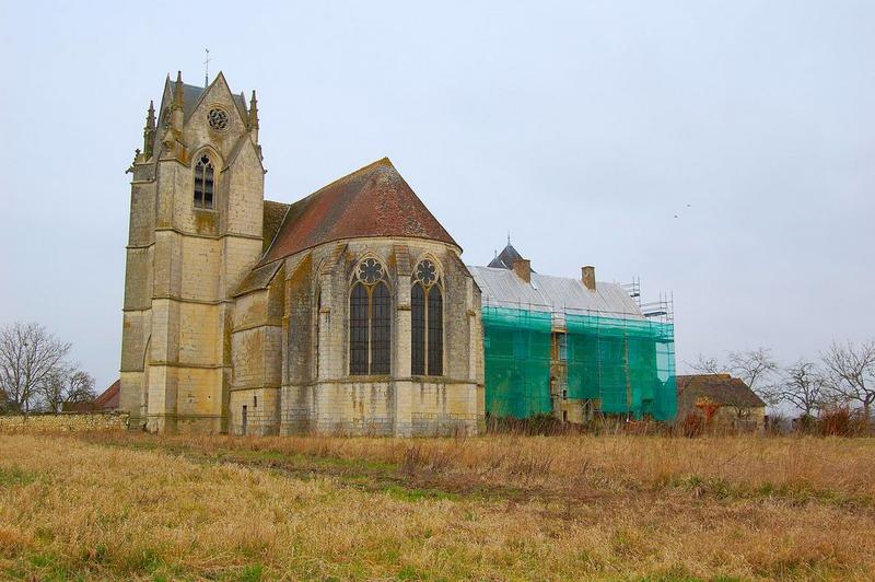 église, vue générale du chevet