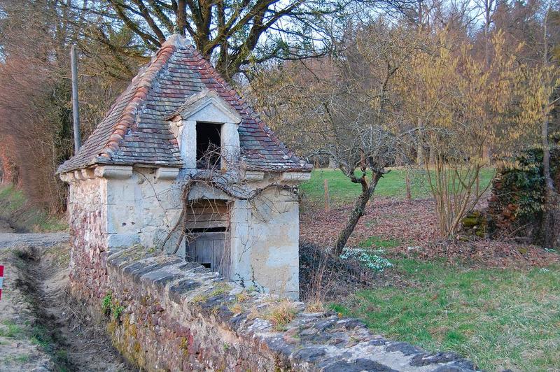 pavillon nord-ouest du jardin, vue générale