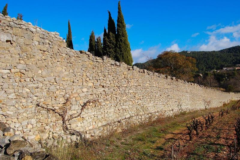 mur de clôture, vue générale