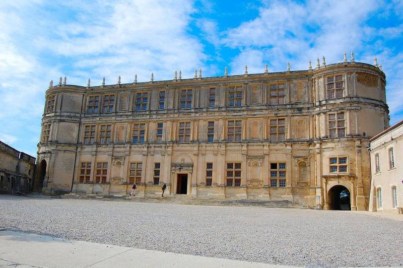 façade sud de l'aile dite François 1er, vue générale