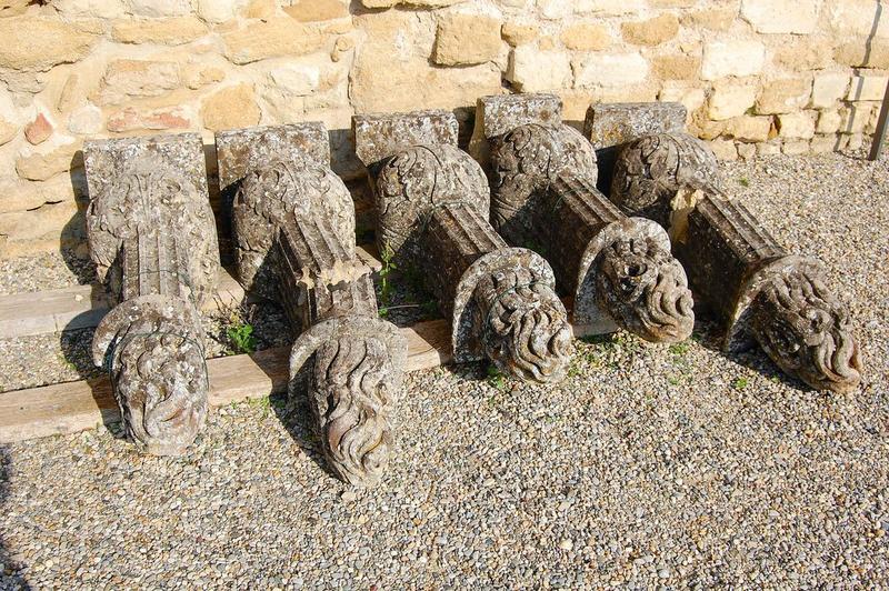 pots à feu déposés, vue générale