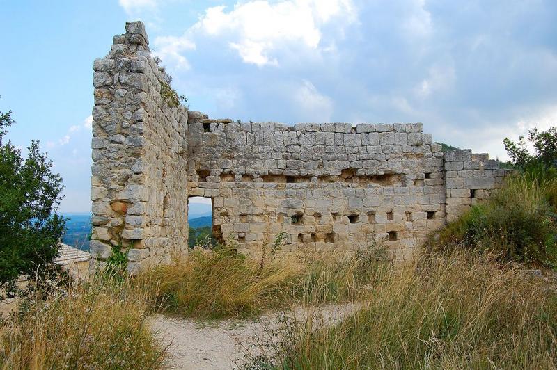 ruines, vue partielle