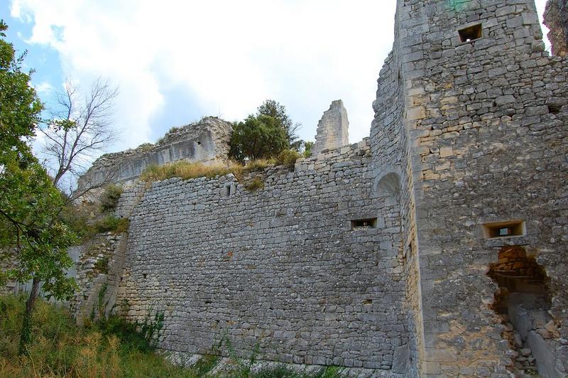 ruines, vue partielle