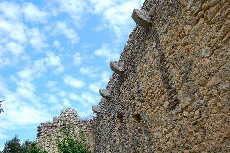 ruines, vue partielle