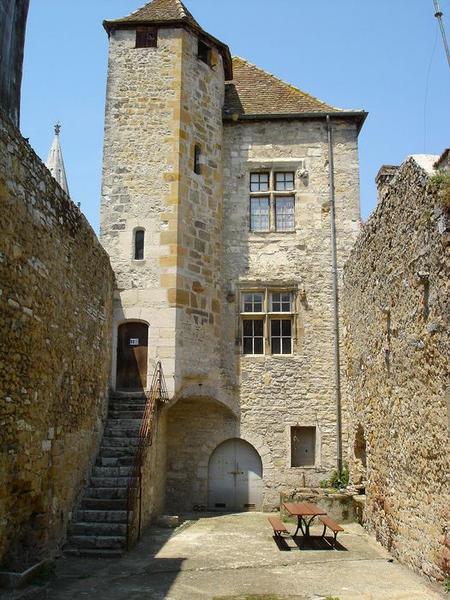 façade sud-est sur la cour intérieure, vue générale