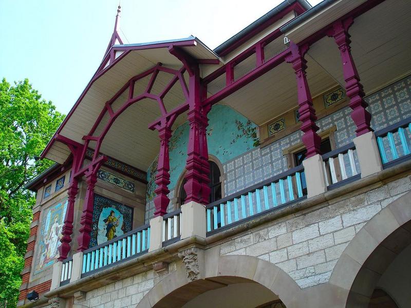 façade ouest, vue partielle