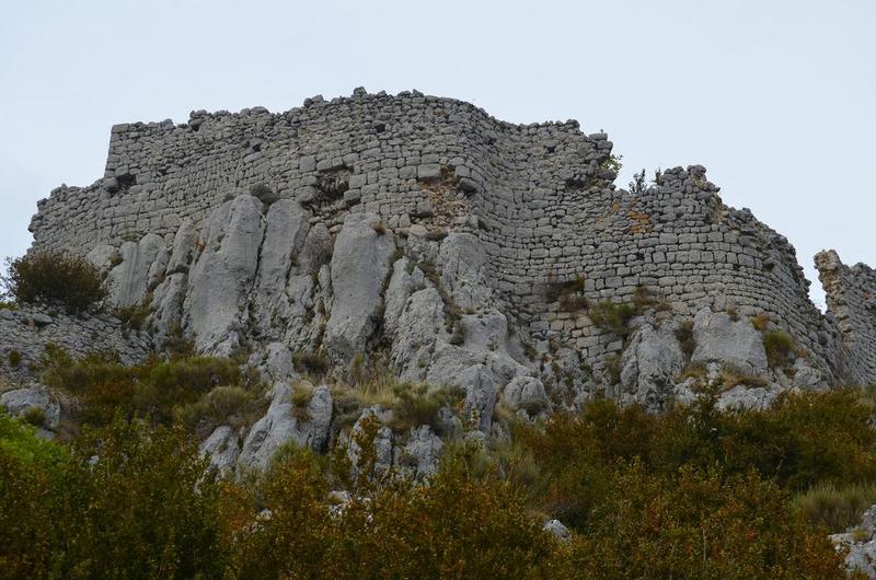 ruines, vue partielle