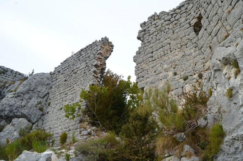 ruines, vue partielle