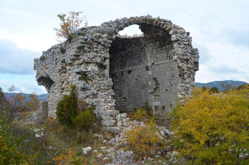 ruines de la chapelle, vue générale