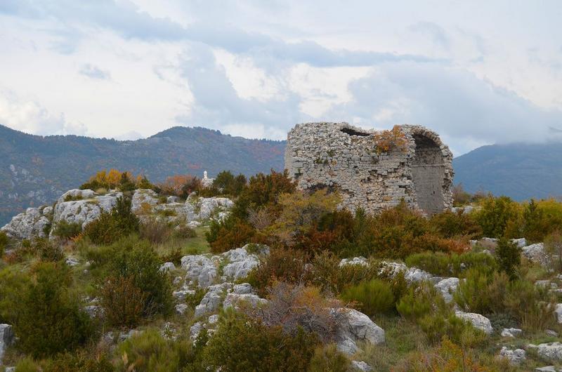 ruines de la chapelle, vue générale