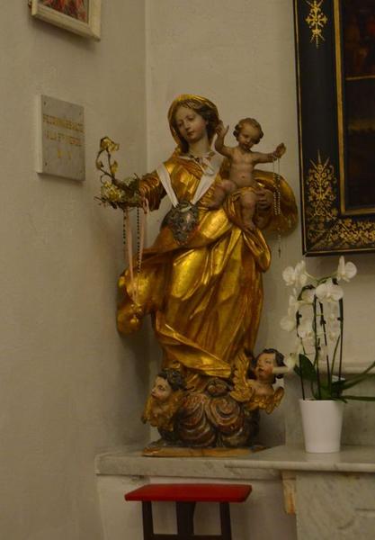 statue : Vierge à l'enfant dite Vierge-du-Rosaire, vue générale - © Ministère de la Culture (France), Médiathèque du patrimoine et de la photographie, diffusion RMN-GP