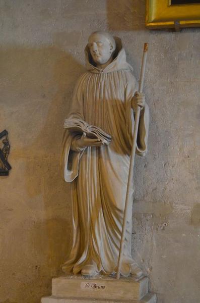 statue : saint Bruno, vue générale