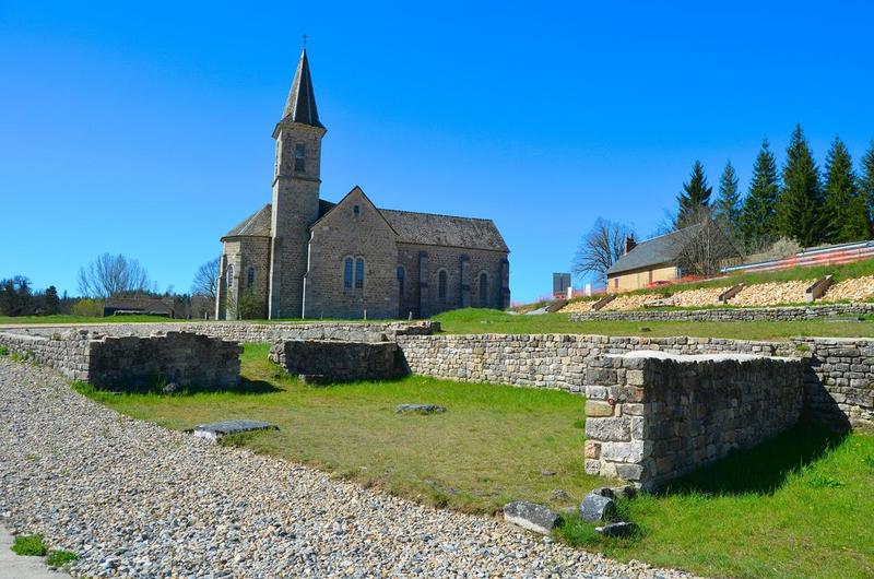 vue partielle des ruines