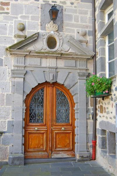 cour intérieure, porte d'accès, aile est, vue générale